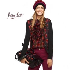 L’wren Scott Banana Republic Lips Cardigan
